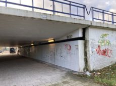 Graffiti Verwijderen Brug 612 Te Amsterdam